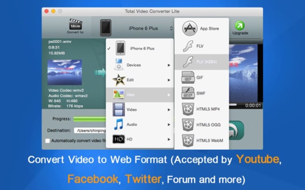 what is to total video converter lite for mac